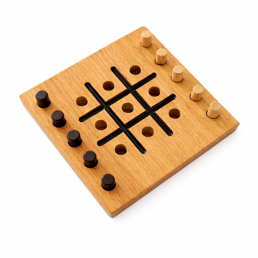 Joc "X și 0" din Lemn